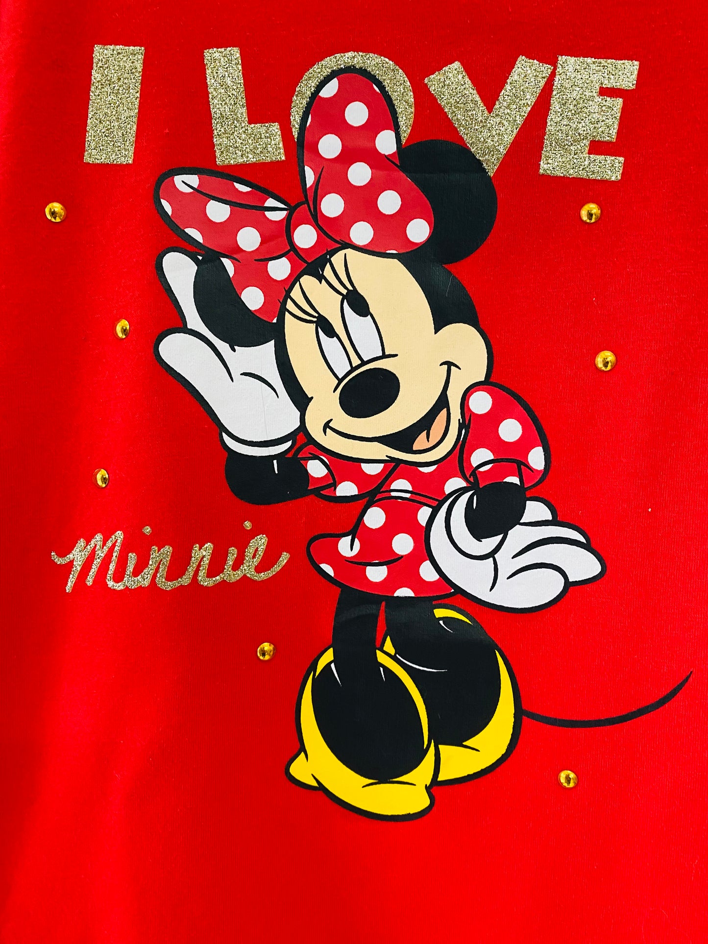 Camisa roja Disney minnie