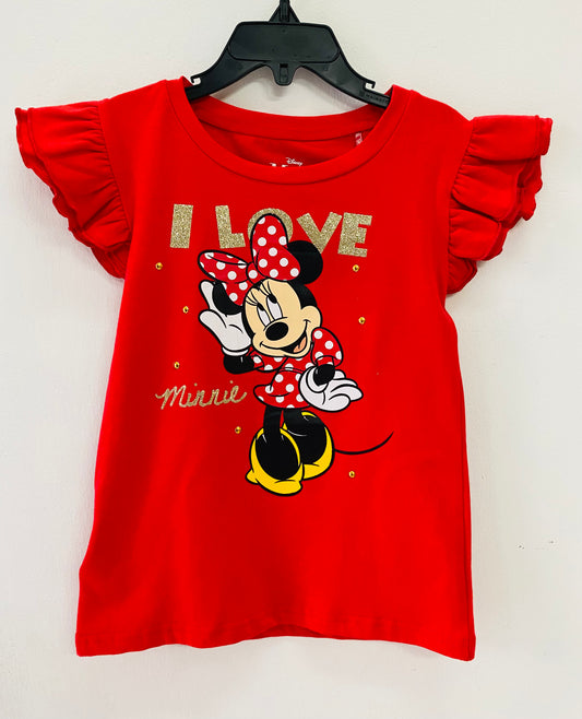 Camisa roja Disney minnie