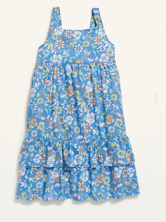 Vestido old navy niña flores 4-14