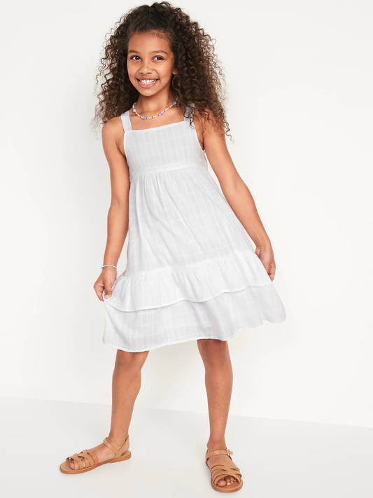 Vestido blanco old navy niña 27716336