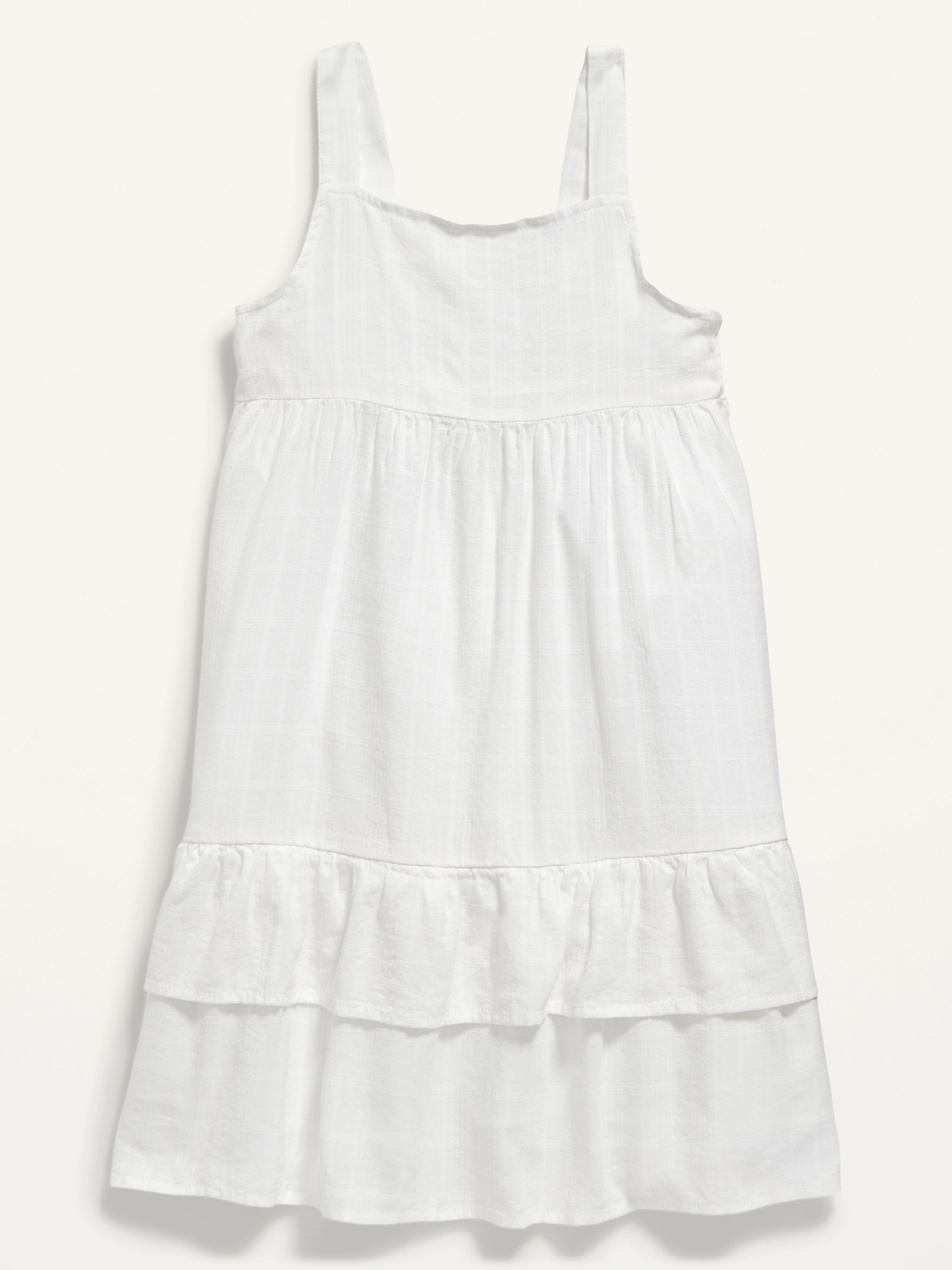 Vestido blanco old navy niña