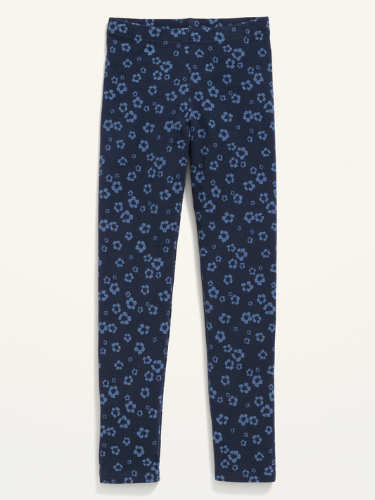 Leggings Old navy 4-16 años azules flores