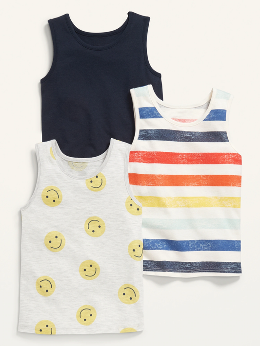 Set 3 camisas niño Old Navy sin mangas