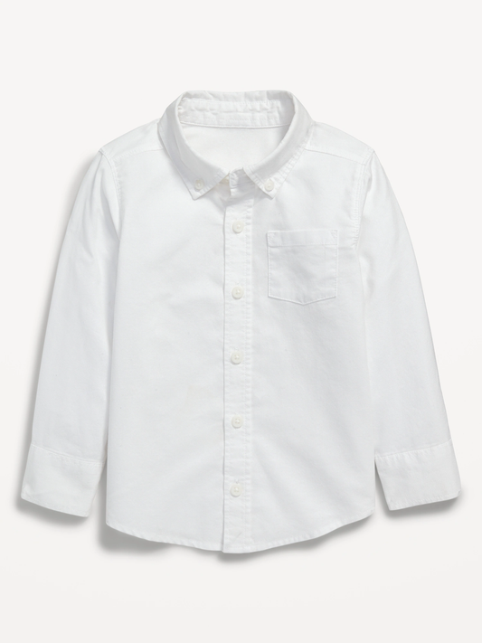 Camisa blanca formal Old navy boton en coello B99