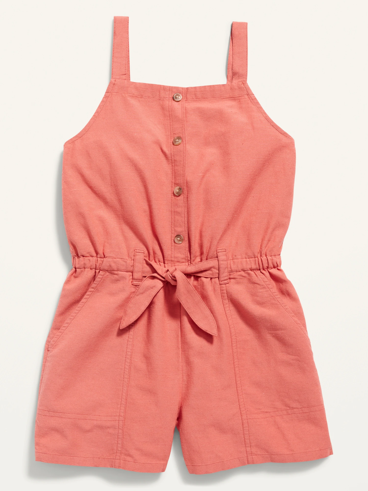 Romper anaranjado Old navy niña 4-12