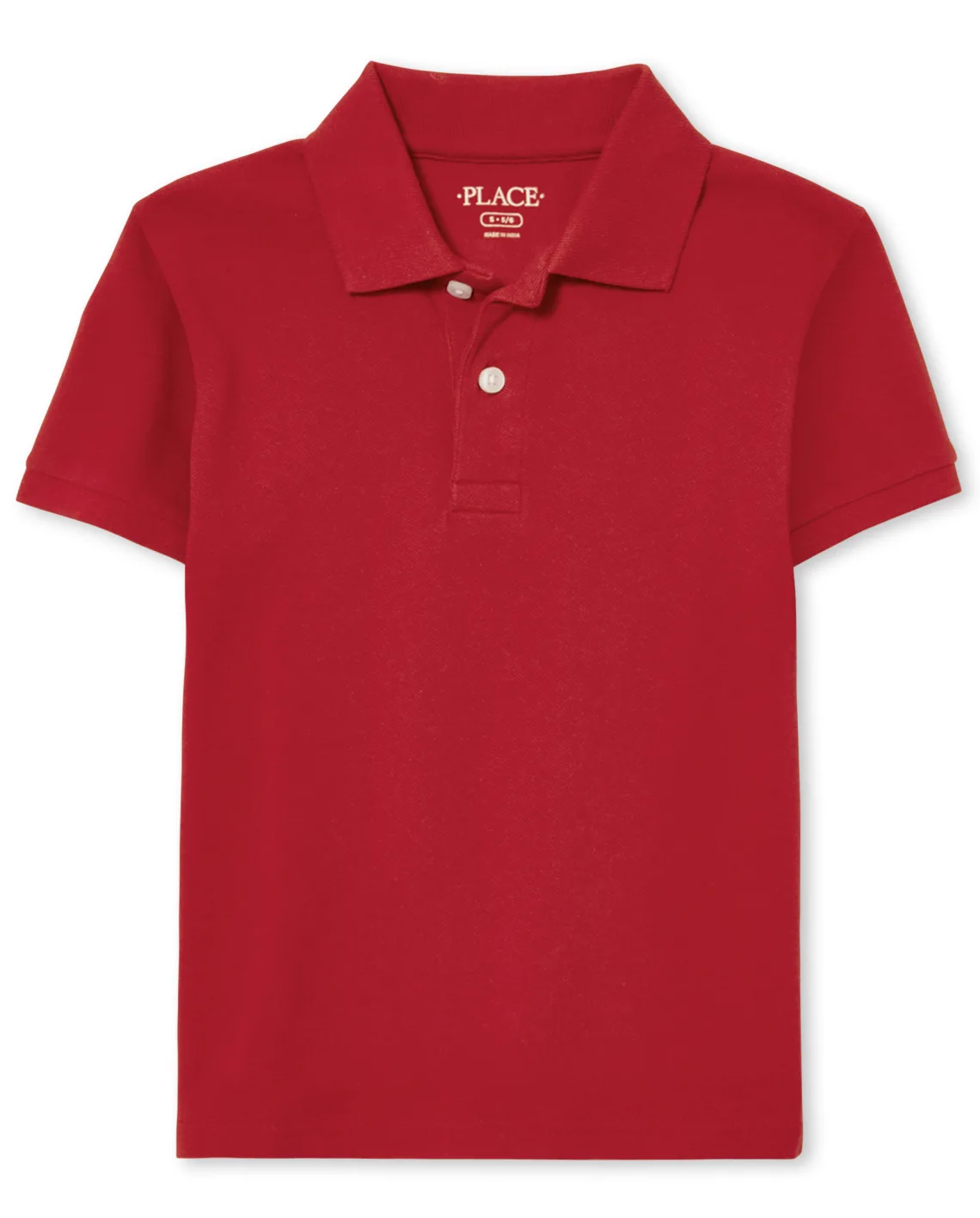 Camisa roja polo childrens place niño