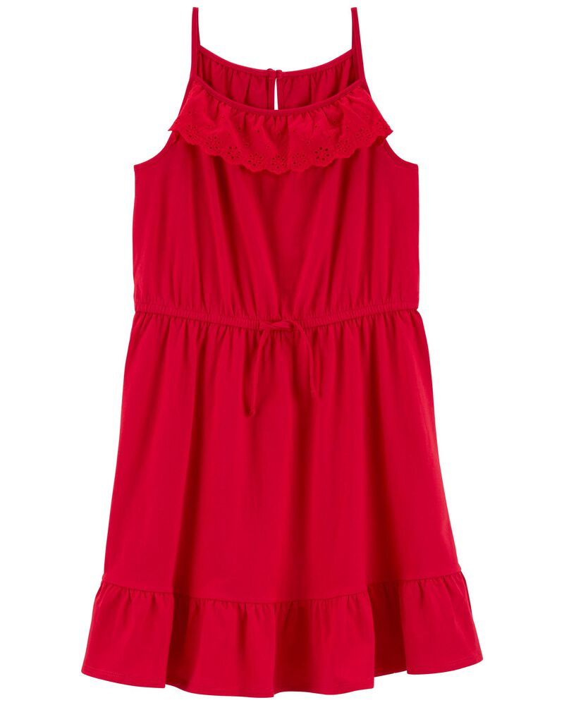 Vestido rojo oshkosh nina 5-14 años